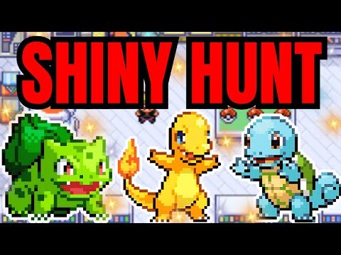 🔴 LIVE: Shiny Hunting Bulbasaur & Charmander in Pokémon FireRed & LeafGreen (FULL ODDS!)