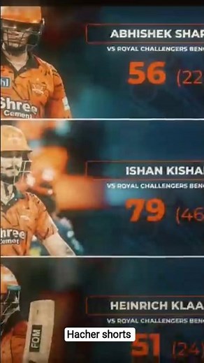 Moments Before RCB's Disaster 💀 | SRH 255 Runs || CricCut #srh #rcb #ipl #cricket
