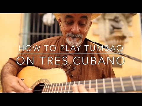 How To Play Tumbao in A minor on Tres Cubano as played by Pancho Amat | GBE Tuning | Cuban Tres