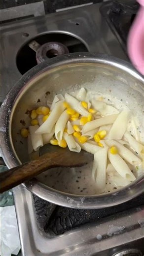 White source pasta 🍝 #whitesaucepastarecipe #whitesauce #whitesaucepasta