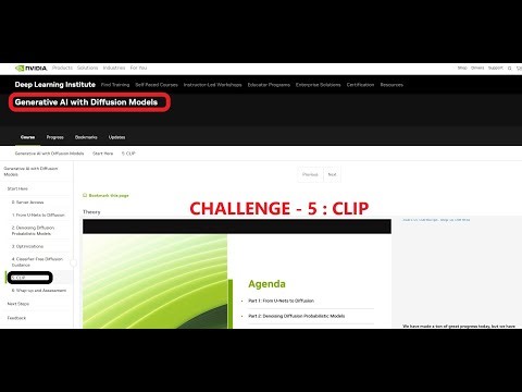 CLIP | Generative AI with Diffusion Models | NVIDIA Certificate Tasks