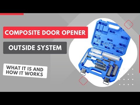 Souber Composite Door Opener - Outside System: How It Works
