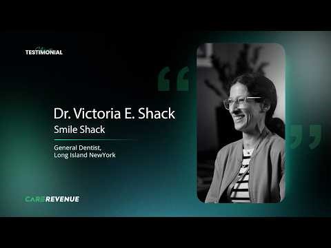 Dr. Victoria E. Shack Testimonial | How CareRevenue Increased Collections at Smile Shack