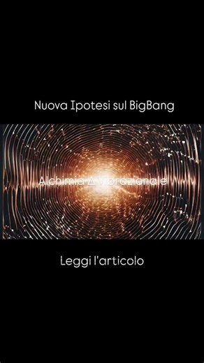 Alchimia ∆ Vibrazionale on Instagram: "Una nuova ipotesi del Big Bang: le onde gravitazionali avrebbero creato galassie, stelle e pianeti Un team internazionale di fisici propone un modello radicale sull’origine dell’Universo: secondo loro, le onde gravitazionali — minuscole increspature nello spaziotempo previste da Einstein — sarebbero state sufficienti a generare le fluttuazioni di densità primordiali che hanno dato origine alla materia cosmica. Cosa rende questa teoria rivoluzionaria: -Elimi