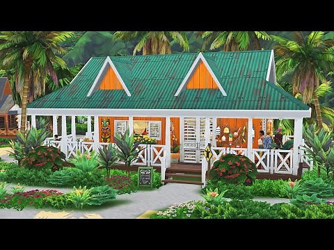 Sulani Beach Restaurant || The Sims 4: Speed Build