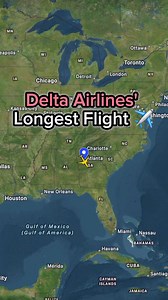 830K views · 4.6K reactions | Delta Airlines' Longest flight ✈️ | Flight and routes Every day | Facebook