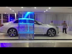 Unveiling the Stunning Transparent LED Screen for the Mercedes Roadshow