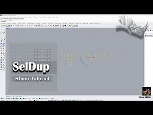 Rhino Tutorial/ SelDup command in Rhino by ‪@TitleeMehzabeen‬