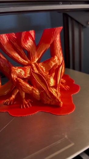 3D-Printed Dragon Model Showcase with Detailed Design