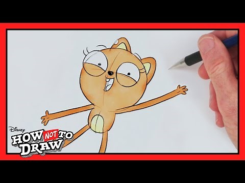 Kiff Cartoon Comes to Life! 🖌 | How NOT To Draw: Kiff | ‪@disneychannelanimation‬