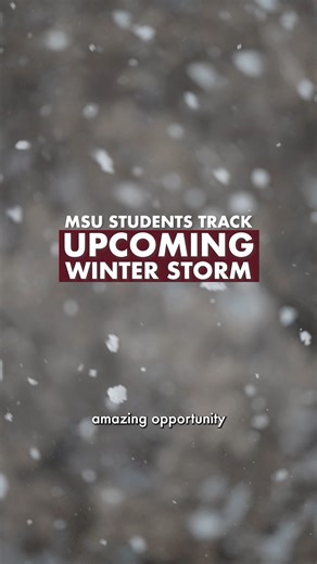 Mississippi State University on Instagram: "With a rare winter storm ahead, our meteorology students are learning to forecast snow, sleet, and freezing rain using live data—when it matters most. ❄️📊"