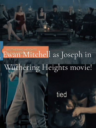 Ewan Mitchell Cast as Joseph in Wuthering Heights Film