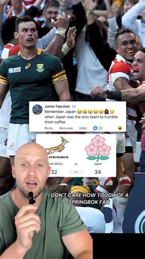 Double Hurts🥲🥲🥲 #springboks #japan #rugby | Kick On Rugby