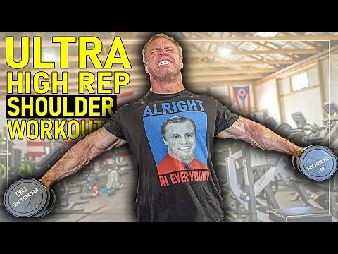 Ultra High Rep shoulder Workout with John Meadows