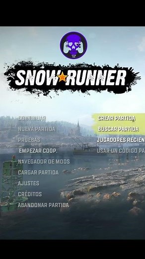 COMO JUGAR MULTIPLAYER CON MODS EN SNOWRUNNER!! #Shorts