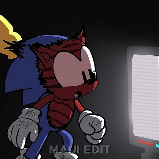 Sonic Meets His Evil Clone 😈 #sonic #animation #transformation