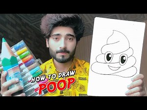 HOW TO DRAW POOP EASY