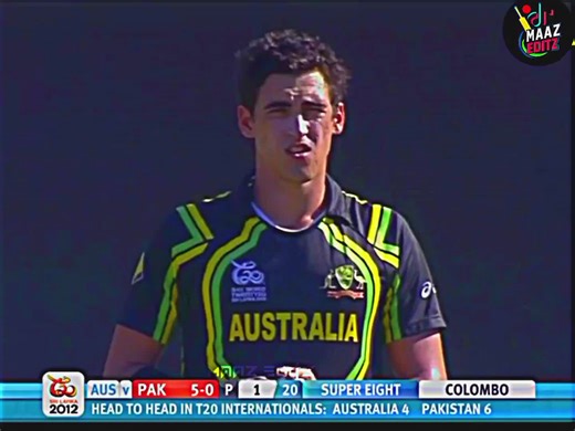 Pakistan Vs Australia T20 World Cup 2012 - 1st Inning Highlights