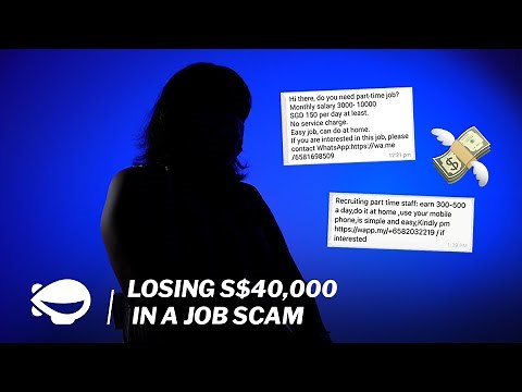 Losing S$40,000 in a job scam in Singapore