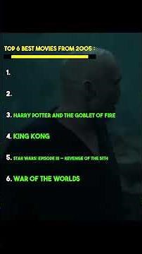 🤔 Top 6 BEST Movies From 2005 🤔