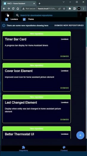 HACS - New Way to ADD and REMOVE Repositories #SHORTS