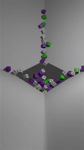 Color Dice Explosion 🎲🌈 | Perfect Loop Animation