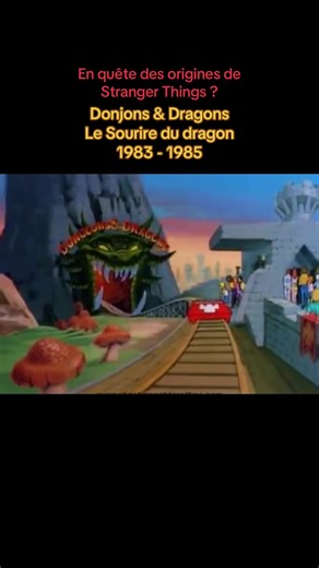 Pour la petite histoire… Le Sourire du Dragon, dont l'histoire semble être directement introduite par le générique d'ouverture de la série, n'a jamais eu de véritable fin. Il aurait dû y avoir un ultime épisode mais celui-ci ne fut jamais produit, alors que l'on y apprend un secret : Le grand maître est en fait le père de Vengeur, l'ennemi juré des héros, protégés par celui-ci. Des fans de la série ont fait cet épisode, titré « Dungeons & Dragons: Requiem the Final » ! #donjonsetdragons #strange