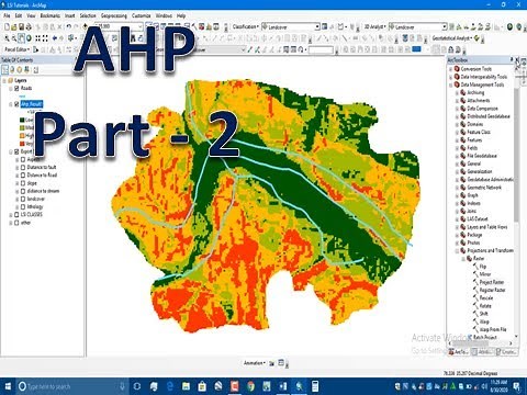 (Part-2) landslide susceptibility maping using AHP methods