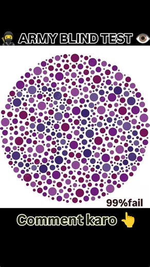 Army Color Blind Test #army #colorblindtest