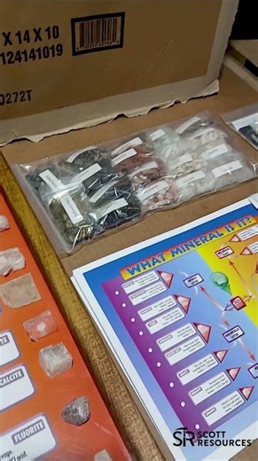 Our Hand-Built Geology Posters with Real Rocks and Minerals