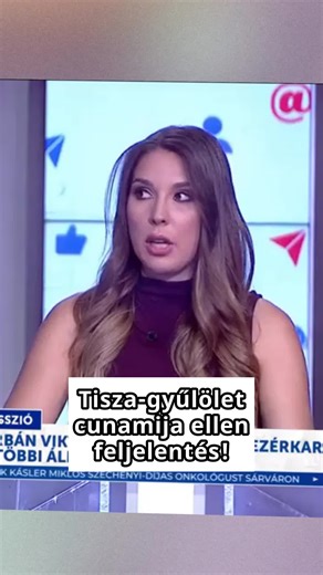 Feljelentést tesznek ismeretlen elkövetők ellen internetes agresszió miatt. A TISZA párt megjelenése féktelen gyűlölethullámot indít el. Áradó gyűlölet árasztja el az országot, ami aláássa a nemzeti érdeket. Megálljt parancsolnak a romboló áradatnak, védve a normális párbeszédet.