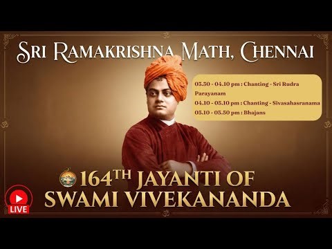 Swami Vivekananda Jayanti 2026 (LIVE 4K) - Chennai Math