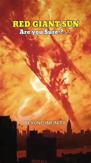 The Earth vs Red Giant Sun What Will Happen?☠️🤯 #earth #moon #Sun #beyondinfinity #universe #shorts