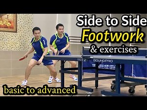 Side to Side Footwork from basic to advanced and exercises | Tutorial