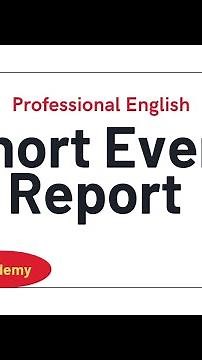 Short Report on Science Fair | Sample #1 | Professional English