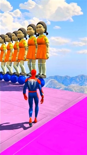 GTA 5 Epic Crazy Ragdolls | Spider-Man Jumps / Fails ep.118 #shorts