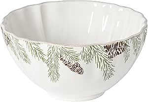 Casafina Ceramic Stoneware 26 oz. Soup & Cereal Bowl - The Nutcracker Collection, White | Microwave & Dishwasher Safe Dinnerware | Food Safe Glazing | Restaurant Quality Tableware