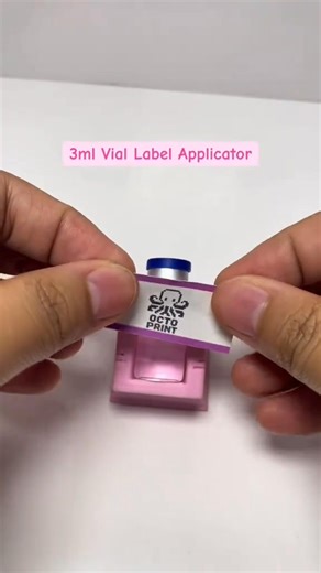 8.9K views · 14 reactions | Say goodbye to crooked labels! Our vial label applicator ensures a flawless, professional look every time, dramatically boosting lab efficiency. #PeptidePH #peptideviallabelapplicator | Octo Print | Facebook