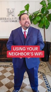 1K views · 20 reactions | Is it legal to use your neighbor’s wifi without permission? ❌ #texas #viral #lawyer #wifi #neighbors | Law Office of Jesse Hernandez | Facebook