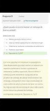 Curso Virtual en Control Integral del Cáncer Cervicouterino-[Exámen de módulo 6 posibles respuestas]