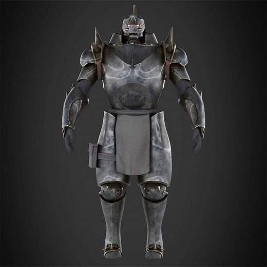 Fullmetal Alchemist Alphonse Elric Full Armor 3D printable | replica | cosplay | stl | print file