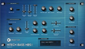 Hitech Bass HBS1 - advanced bassline VST plugin synthesizer
