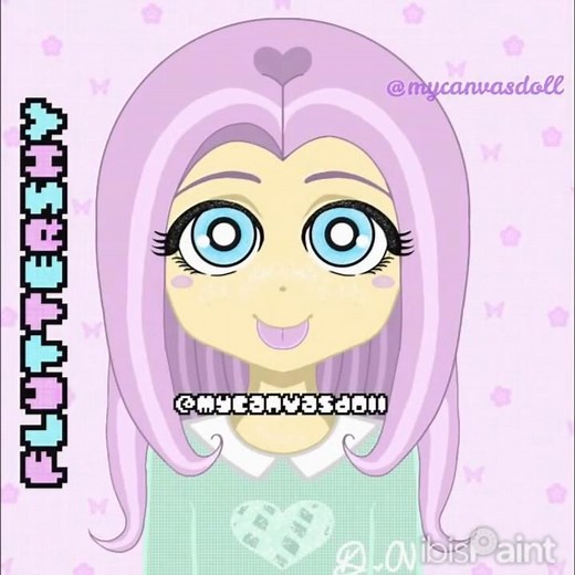 ♡‧₊˚ Fluttershy Speed Paint .⊹˖ᯓ★. ݁₊