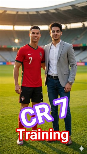 ⚽🤩 Fan Takes Selfie with Ronaldo & Gets Football Training Tips | CR7 Motivation 🔥📸