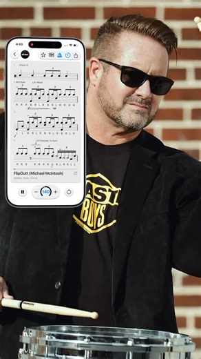 Drumr on Instagram: "NEW Michael McIntosh tenor score FlipOutt‼️ #drumline #drumcorps #marchingpercussion #drumapp"