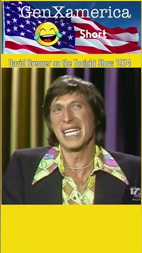 David Brenner Comedy on the Johnny Carson Tonight Show.