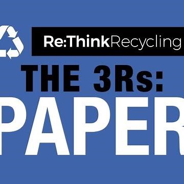 Reduce, Reuse, Recycle: Paper