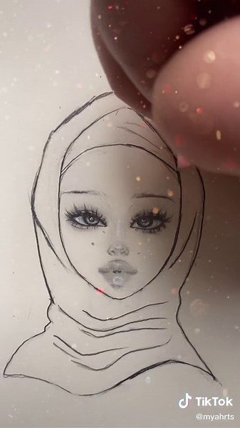 Easy and Engaging Hijab Drawing Tutorial