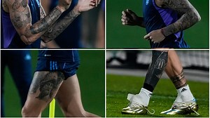 Los tatuajes de la selección: las promesas insólitas y la historia del muñeco diabólico