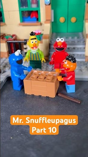 Mr. Snuffleupagus - Part 10 #lego #legostopmotion #sesamestreet #elmo #kermit #toys #funny